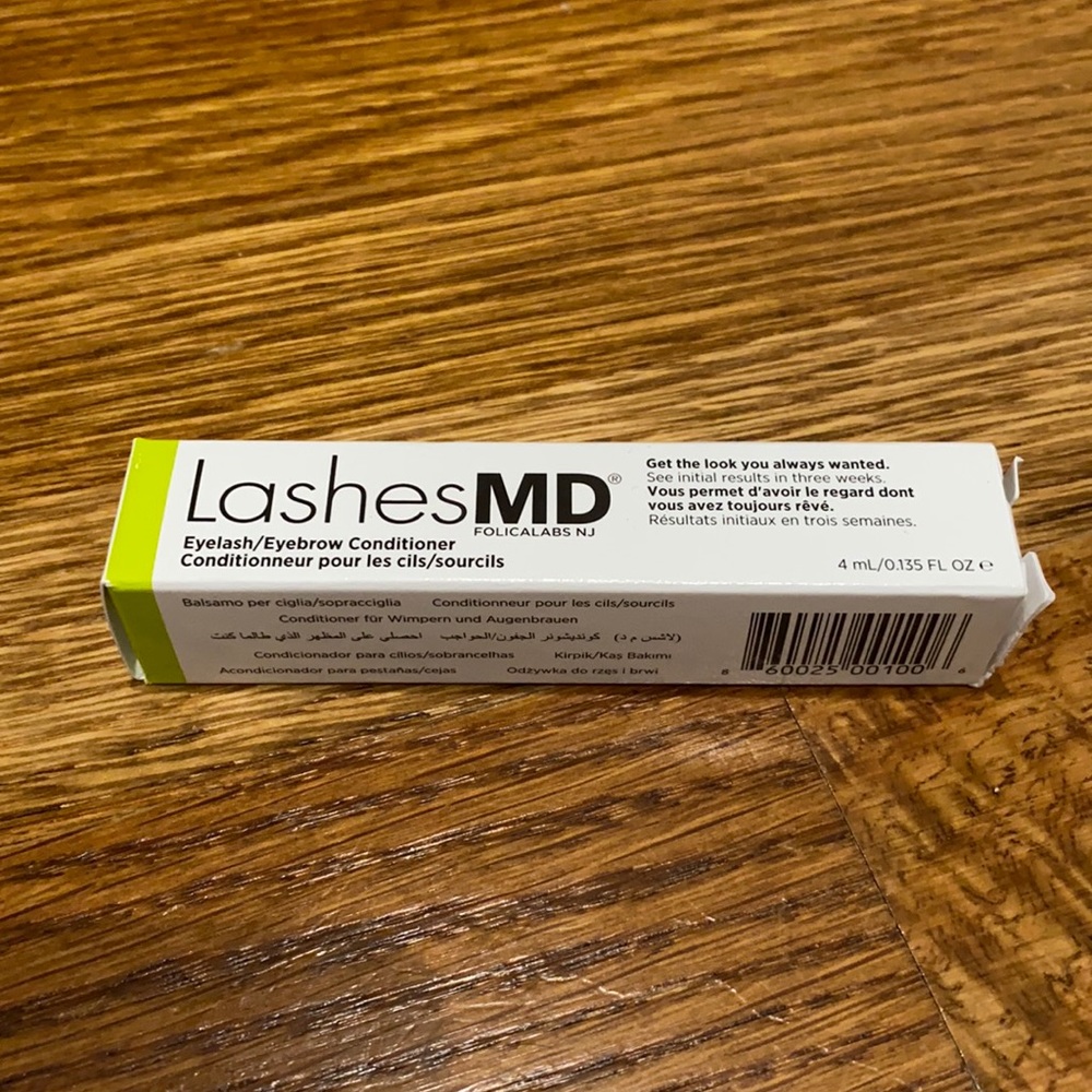 New in box Lashes MD eyelash conditioner